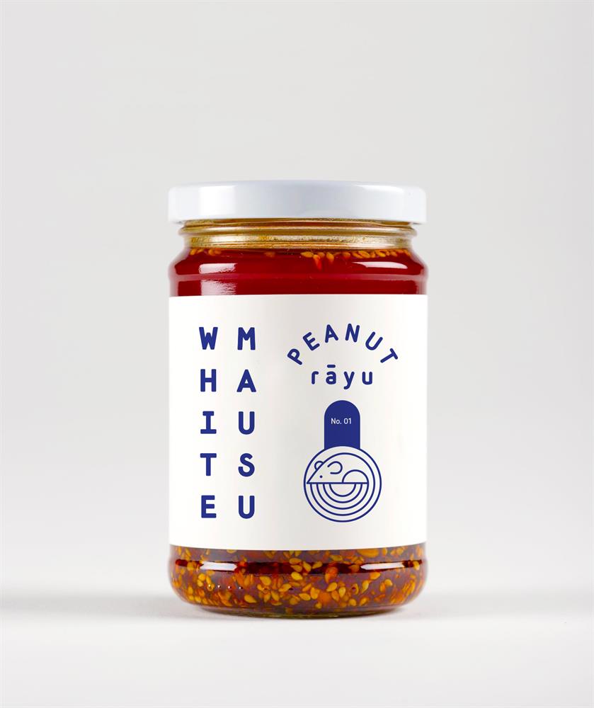 White Mausu_Peanut Rayu 240g