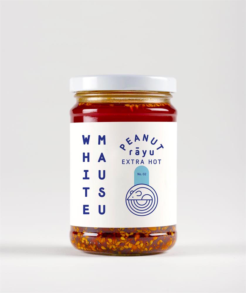 White Mausu_Peanut Rayu Extra Hot 240g