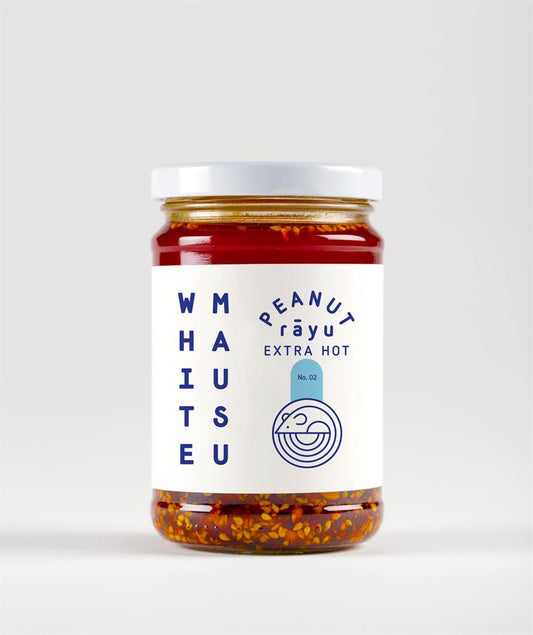 White Mausu_Peanut Rayu Extra Hot 240g