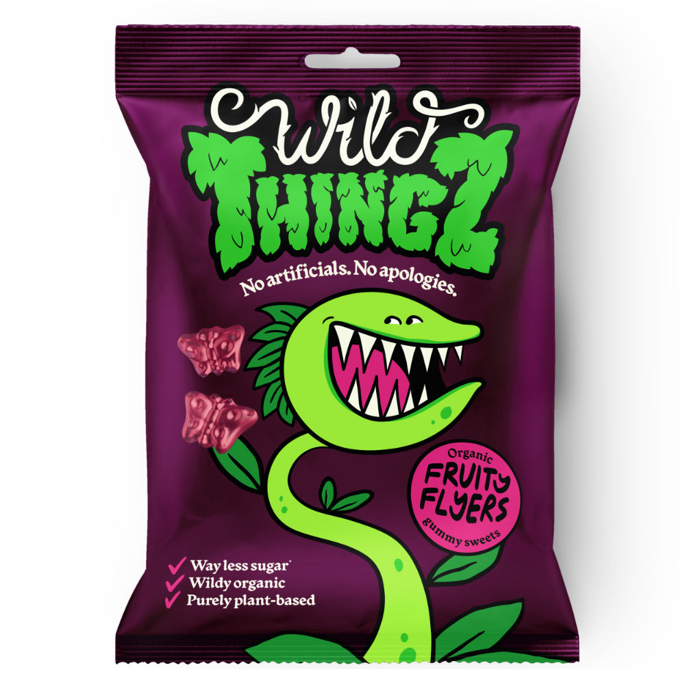 Wild Thingz_Organic & Vegan Fruity Flyers Gummy Sweets130g