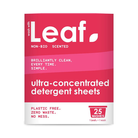 Wash With Leaf_Leaf Non Bio Laundry Detergent Sheets 25 Pack