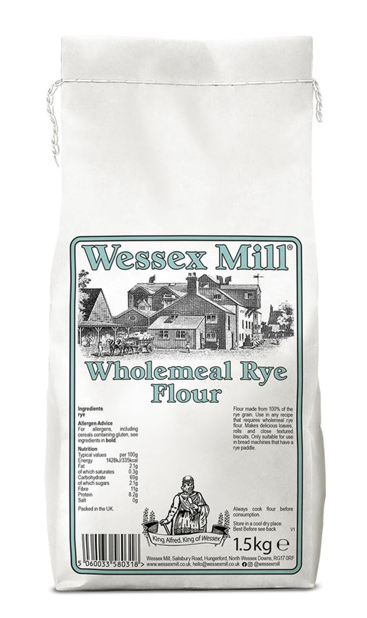 Wessex Mill_Wholemeal Rye Flour 1.5Kg-Pack of 5