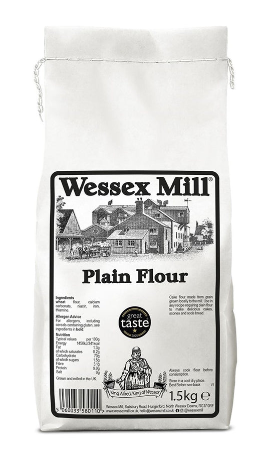 Wessex Mill_Plain Flour 1.5kg-pack of 5