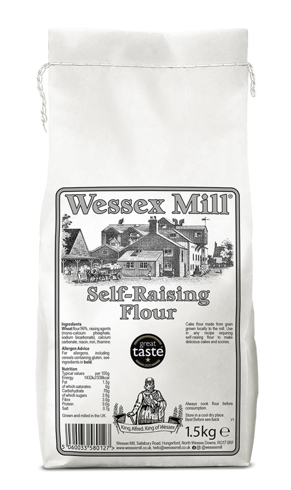 Wessex Mill_Self-Raising Flour 1.5Kg-pack of 5