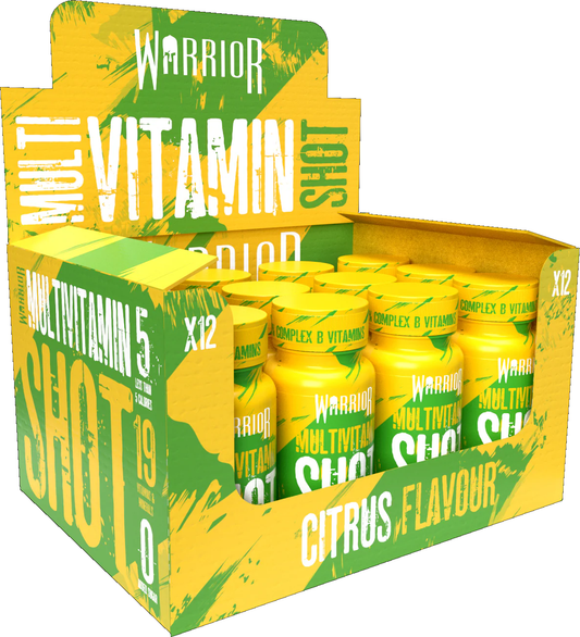 Warrior Multi-Vitamin Shots 12x60ml Citrus