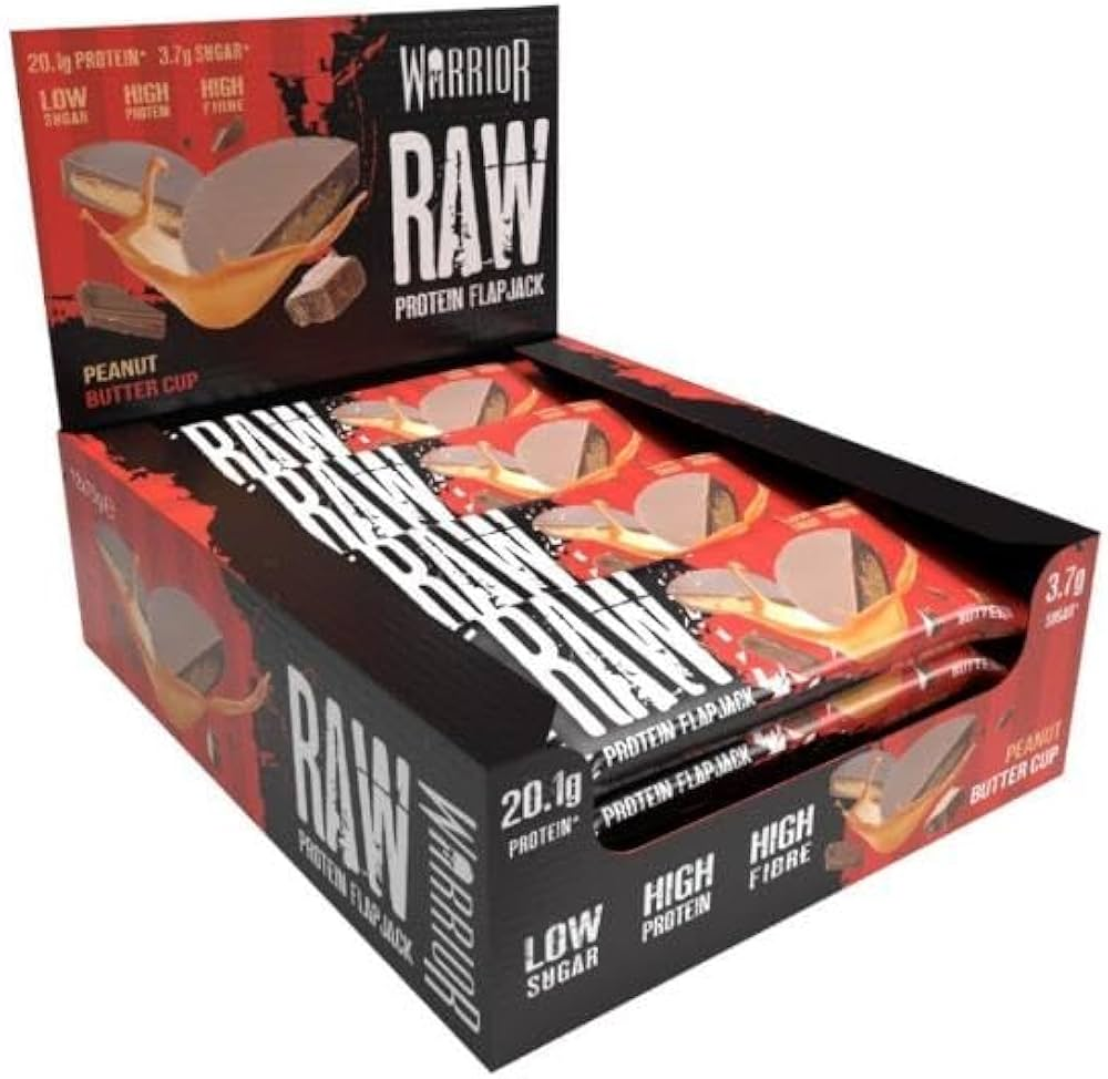 Warrior Raw Protein Flapjack 12x75g Chocolate Orange