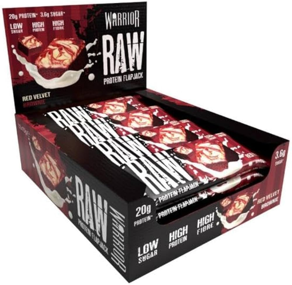 Warrior Raw Protein Flapjack 12x75g Chocolate Orange