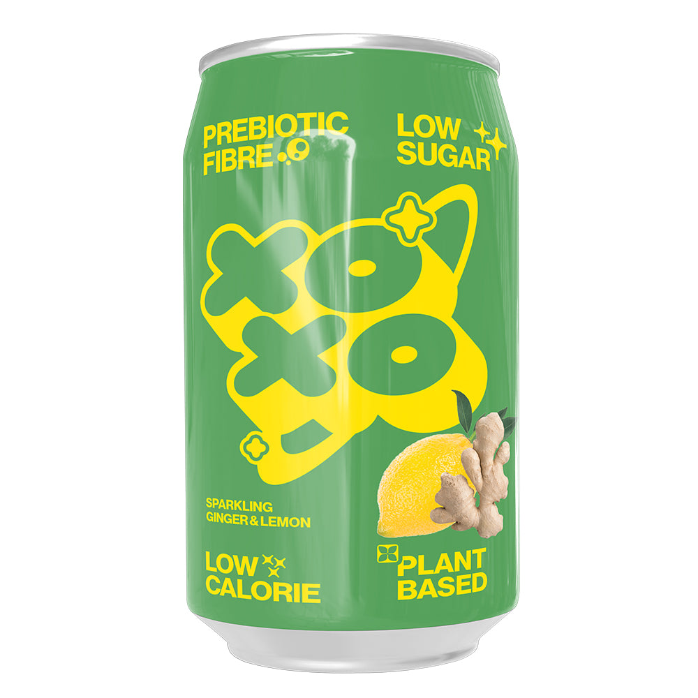 XOXO SODA_XOXO Ginger & Lemon Prebiotic Soda 330ml-pack of 3