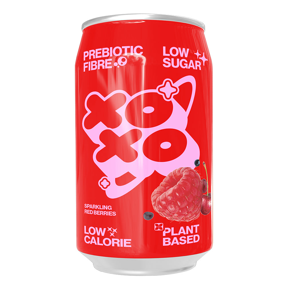 XOXO SODA_XOXO Red Berry Prebiotic Soda 330ml-pack of 3