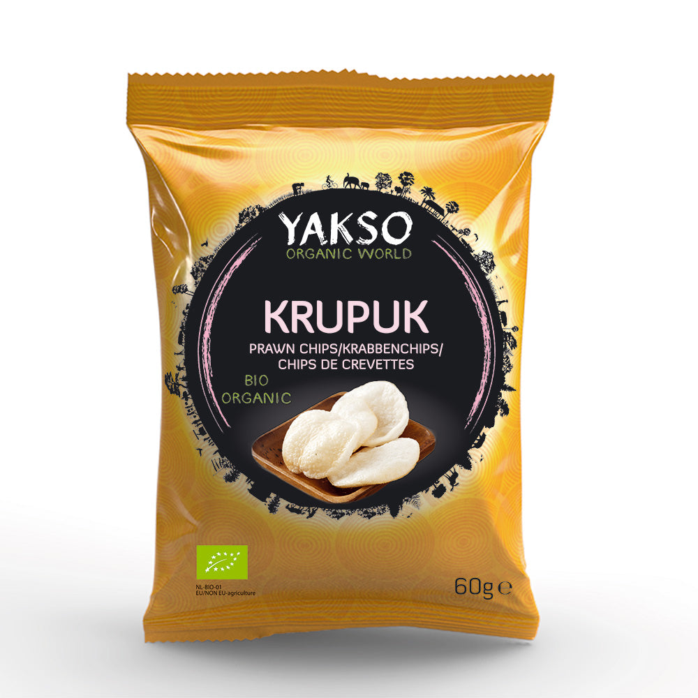Yakso_Organic Krupuk Prawn Crackers 60g-pack of 6