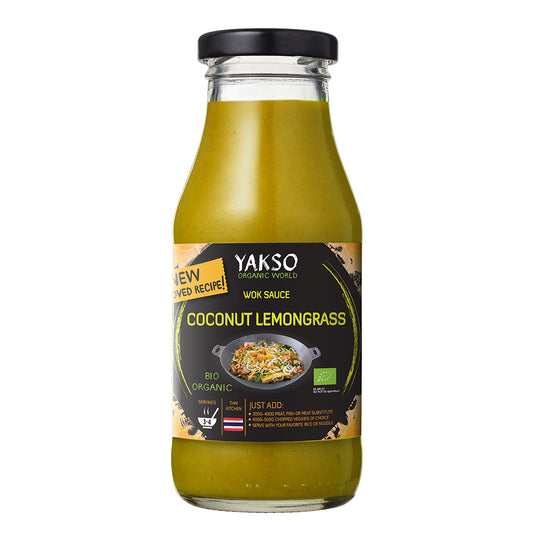 Yakso_Organic Wok Sauce Coconut & Lemongrass 240ml