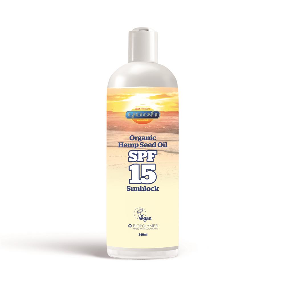 Yaoh_Hemp Seed Oil SPF-15 Sunblock 240ml