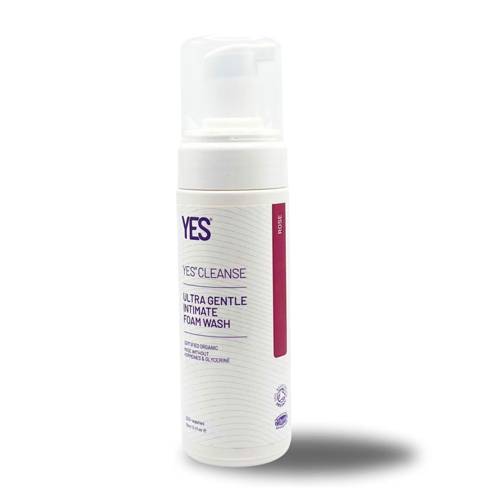 Yes_organic ultra-gentle intimate foam wash with Rosa Damascena 150ml