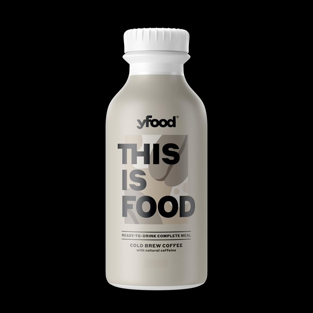 yfood_Cold Brew Coffee Ready to Drink Meal Replacement 500ml-Pack of 3
