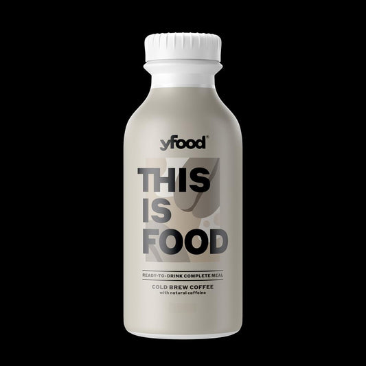 yfood_Cold Brew Coffee Ready to Drink Meal Replacement 500ml-Pack of 3