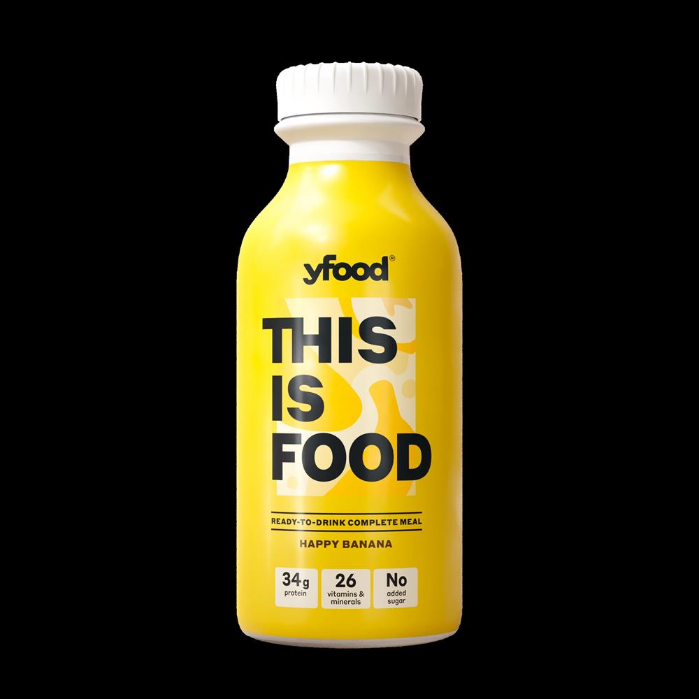 yfood_Happy Banana Ready to Drink Complete Meal 500ml-Pack of 3