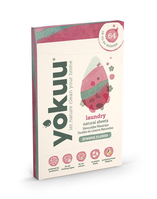 Yokuu_15% OFF Yokuu Laundry Sheets Summer Flower (32 sheets)