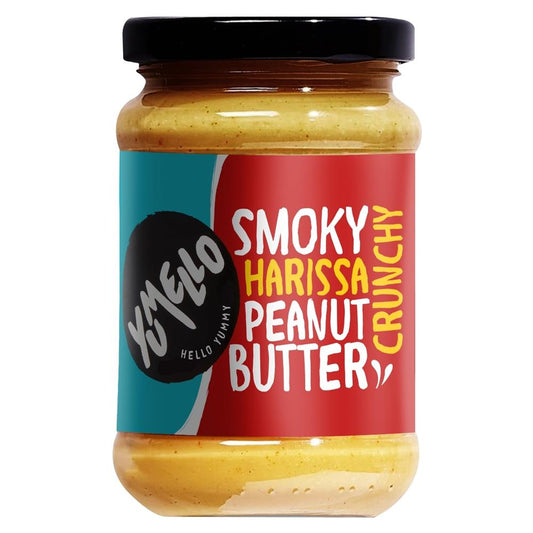 Yumello_Crunchy Smoky Harissa Peanut Butter 285g-Pack of 2