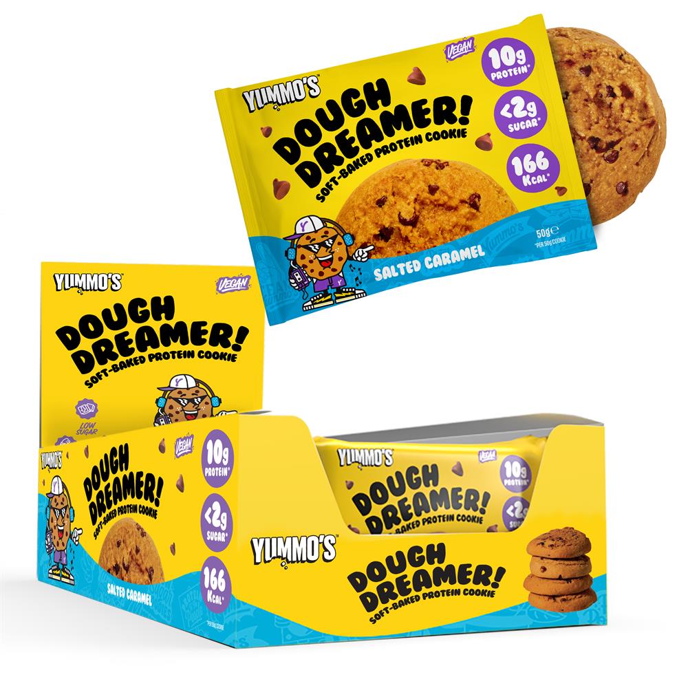 Yummo's_Vegan Protein Cookie - Salted Caramel 50g-pack of 12