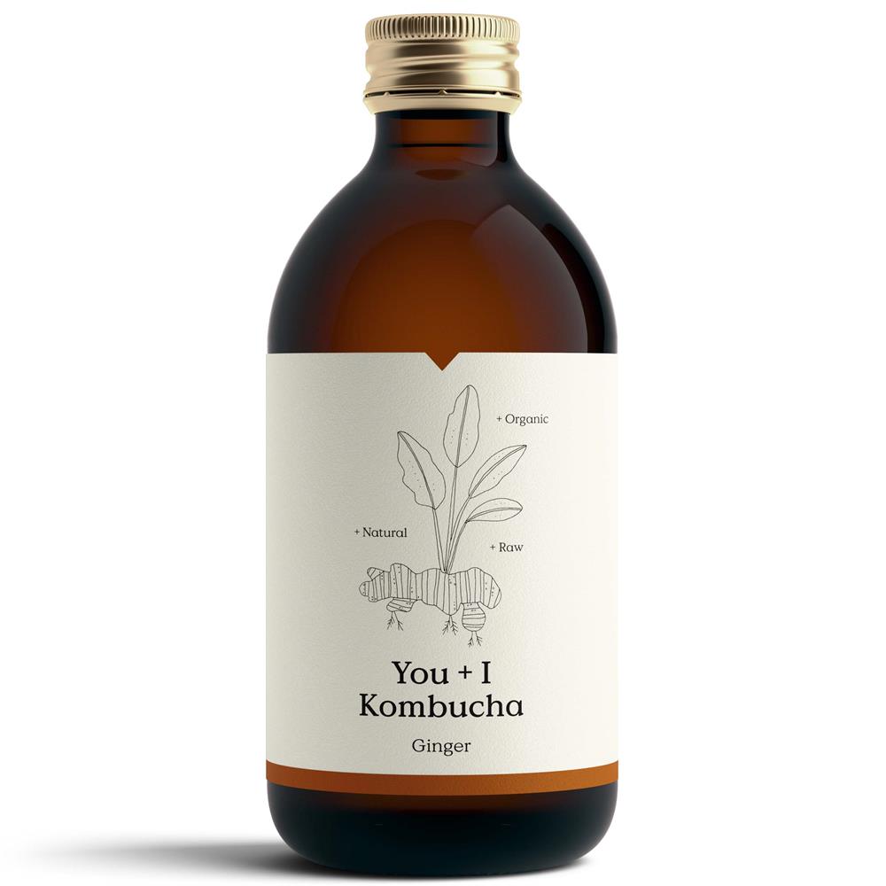 You + I_Kombucha - Ginger (Organic) - 330ml-pack of 4