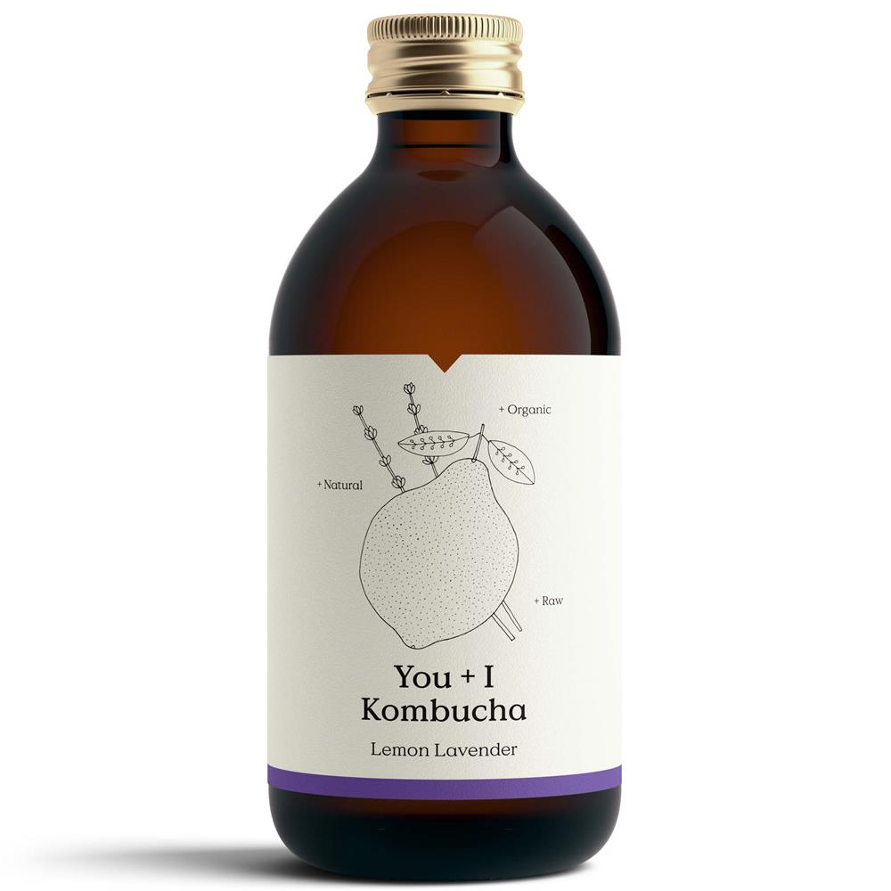 You + I_Kombucha - Lemon Lavender (Organic) - 330ml-pack of 4