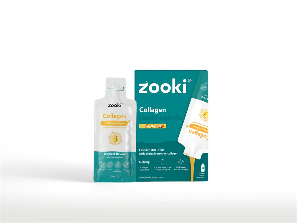 YourZooki_Zooki Marine Collagen 5000mg Tropical 14x15ml Liquid Sachets