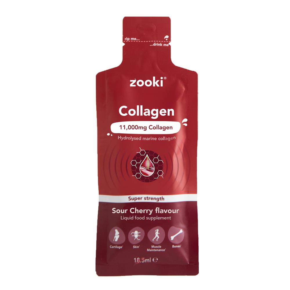 YourZooki_Zooki Marine Collagen 11000mg Cherry 1x18.5ml Sachet-pack of 20