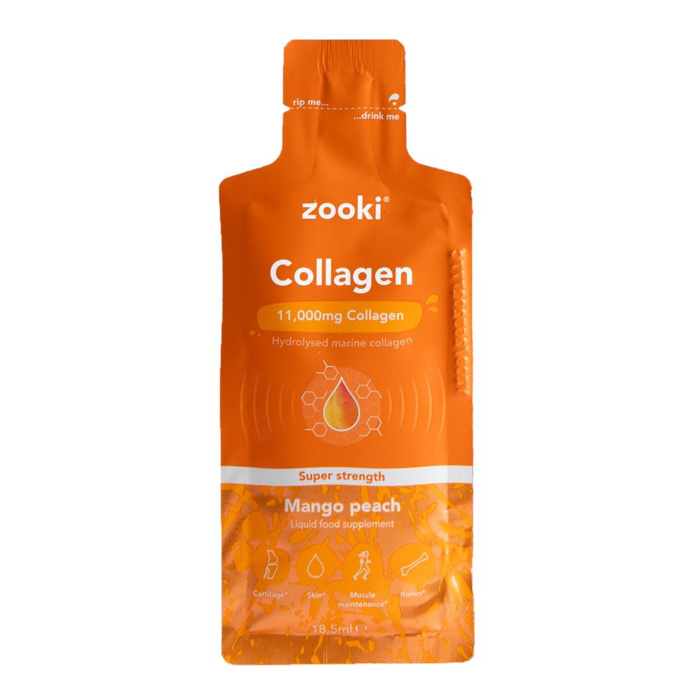YourZooki_Zooki SS Marine Collagen 11g Mango Peach 1x18.5ml Sachet-pack of 20