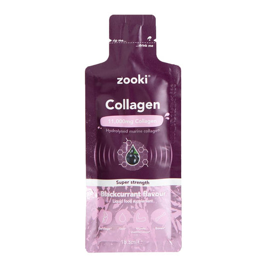 YourZooki_Zooki SS Collagen 11g Blackcurrant 1x18.5ml sachet-Pack of 20