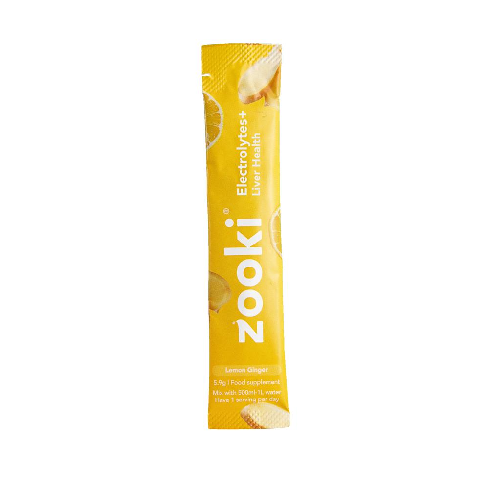 YourZooki_Zooki Electrolytes+ Liver Health Lemon Ginger 1 Sachet-Pack of 20