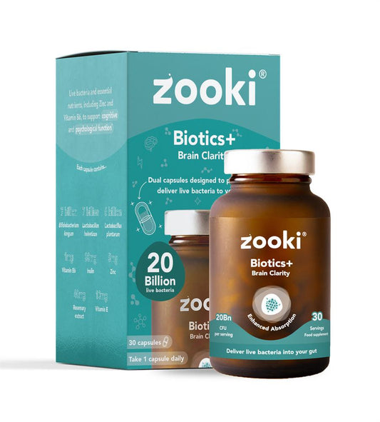 YourZooki_Zooki Biotics+ Brain Clarity. 30 capsules