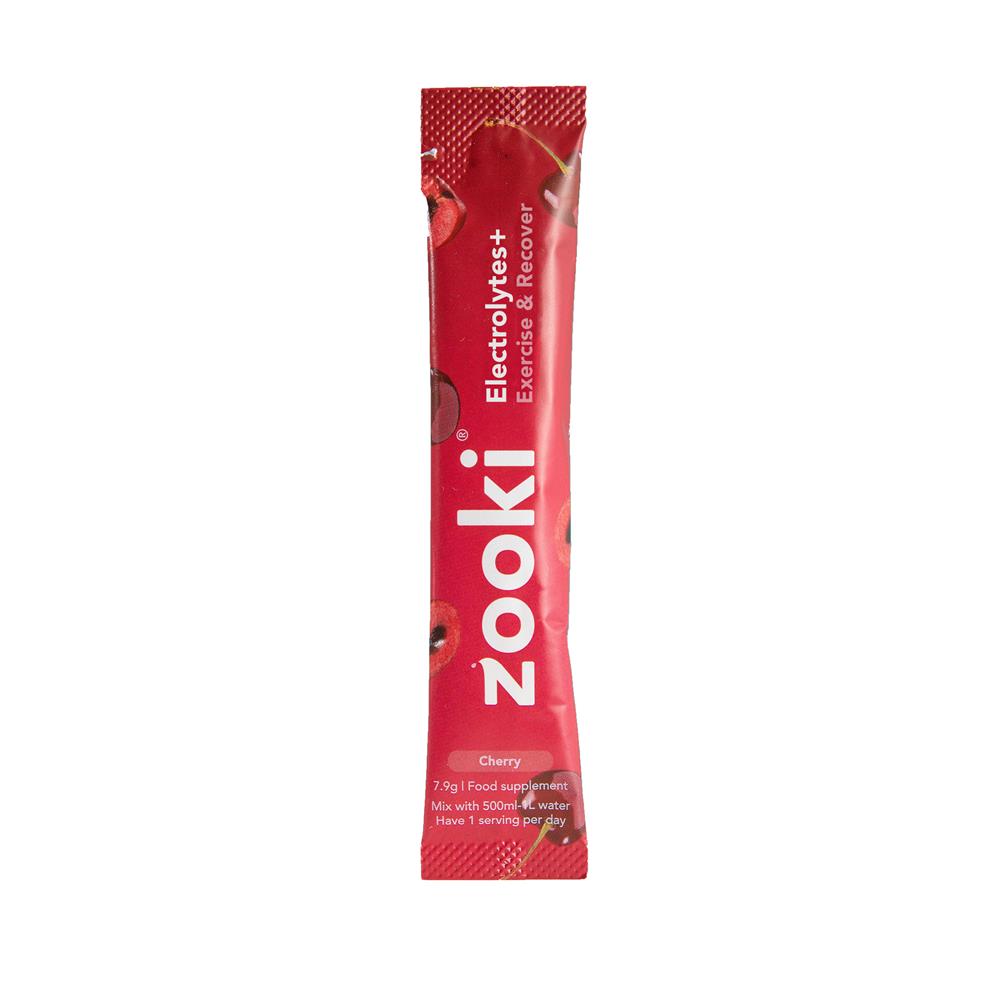 YourZooki_Zooki Electrolytes+ Exercise & Recover Cherry 1 Sachet-Pack of 20