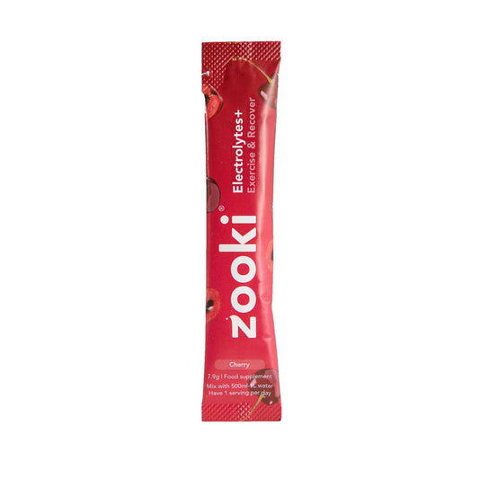 YourZooki_Zooki Electrolytes+ Exercise & Recover Cherry 1 Sachet-Pack of 20
