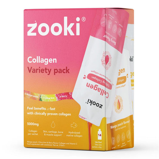 YourZooki_Zooki Marine Collagen Variety Pack 14x15ml sachets