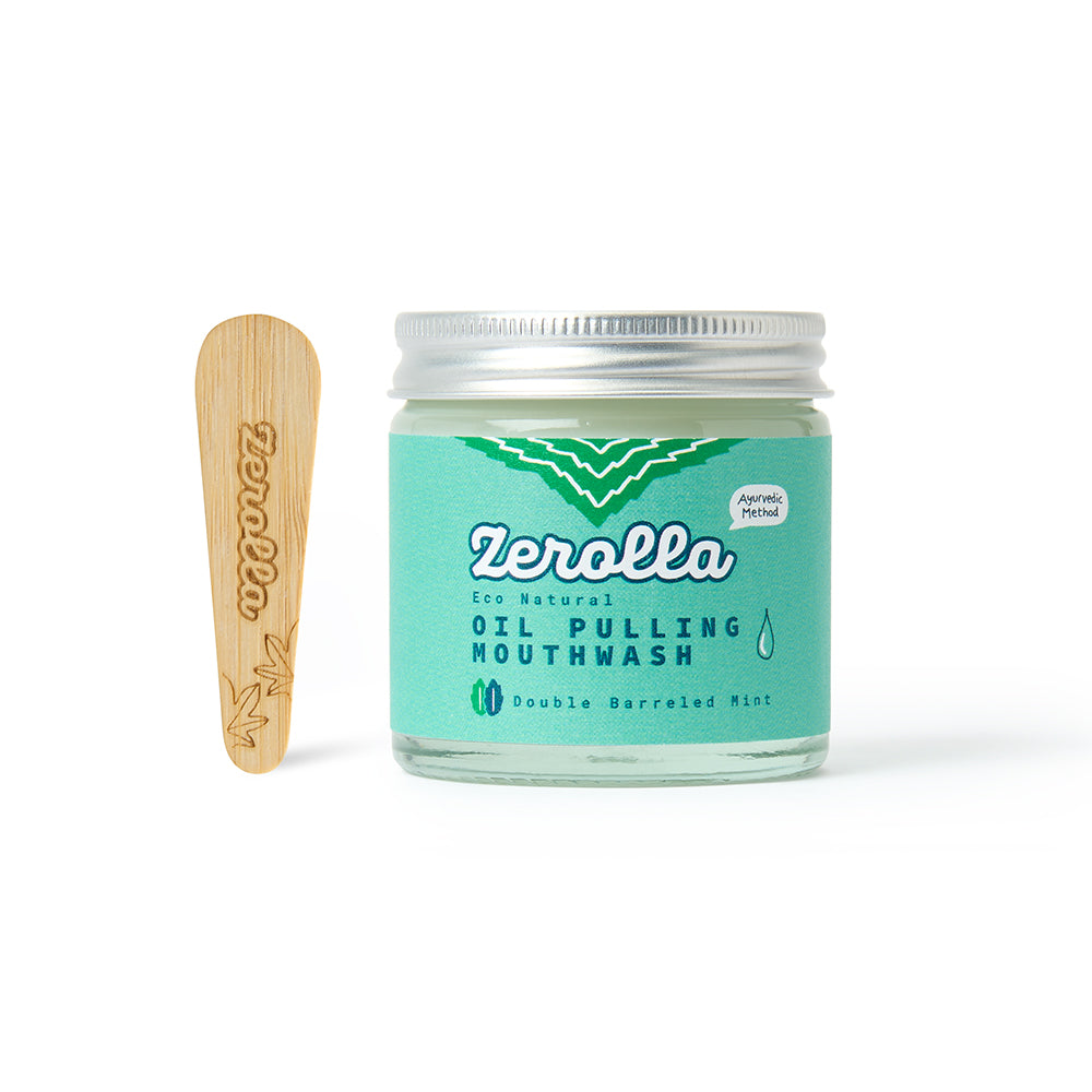 Zerolla_Eco Natural Coconut Oil Pulling Mouthwash 60ml - Double Mint