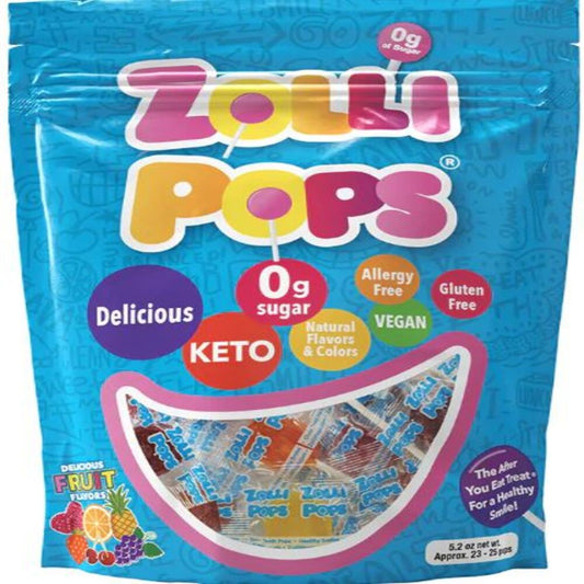 Zolli Pops_Sugar Free Fruit Lollipops 150g