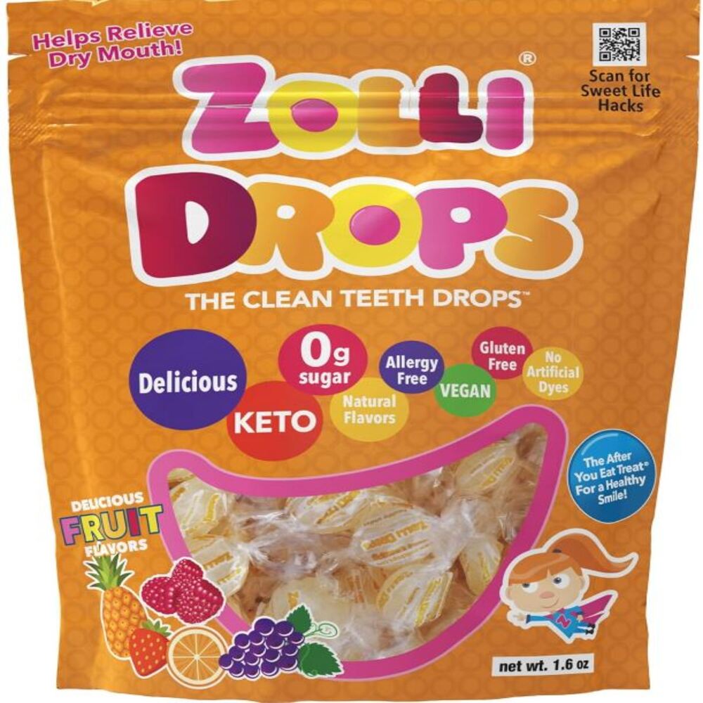 Zolli Pops_Sugar Free Fruit Drops Pouch 45g