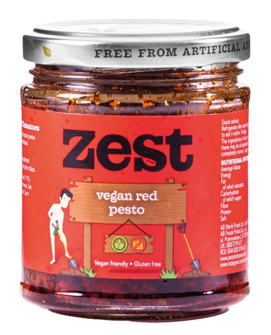 Zest_Vegan Red Pesto 165g-pack of 2