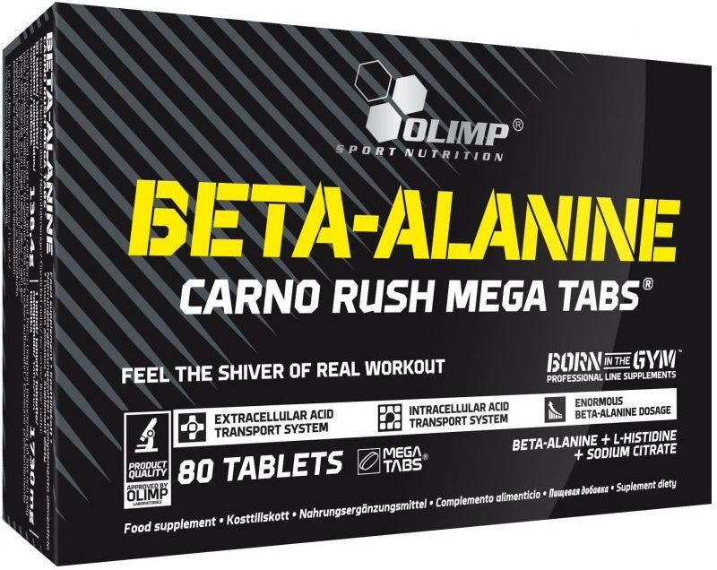 Olimp Nutrition Beta Alanine Carno Rush Mega Tabs - 80 tabs