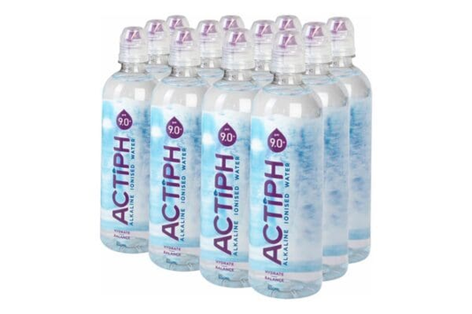 Actiph Alkaline Ionised Water 12 x 600ml