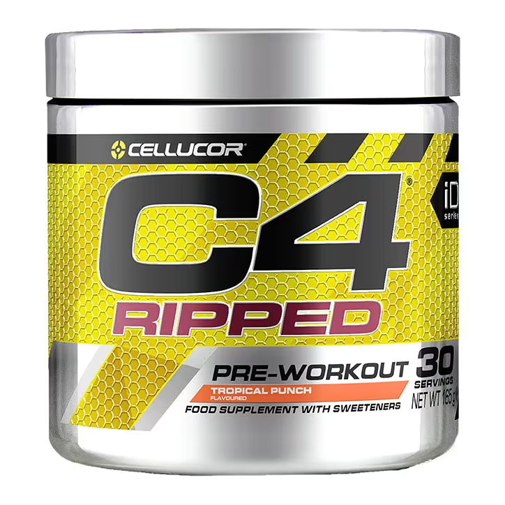 Cellucor C4 Ripped 30 Servings 180g Blue Raspberry