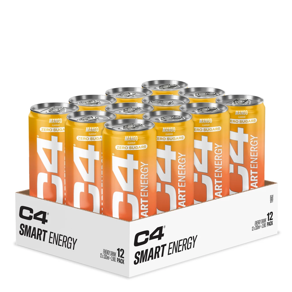 Cellucor C4 Smart Energy Carbonated 12x330ml Mango