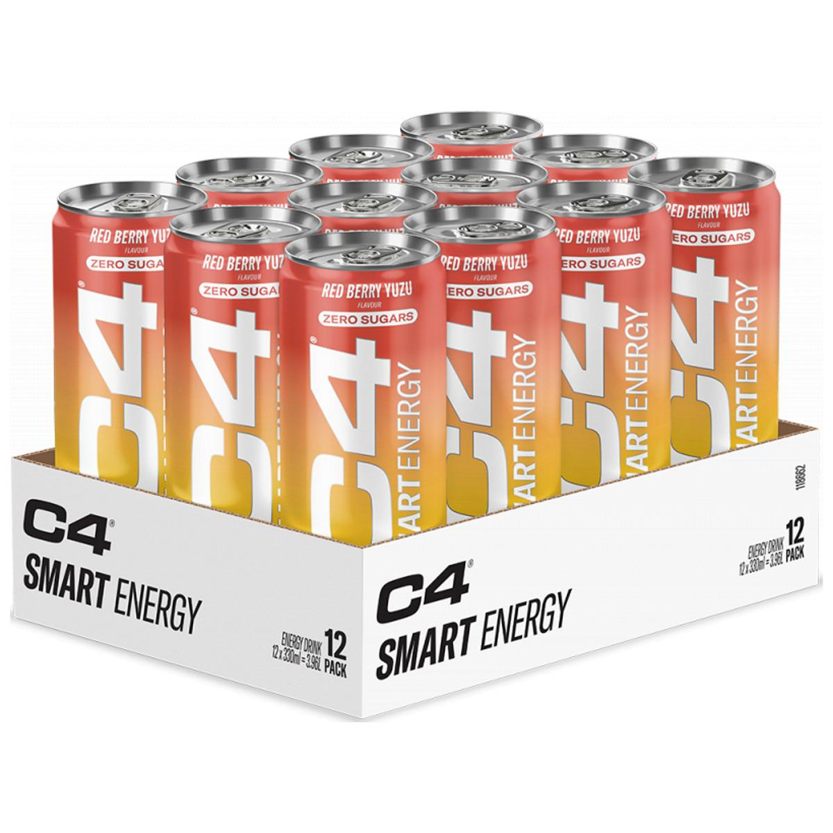 Cellucor C4 Smart Energy Carbonated 12x330ml Mango