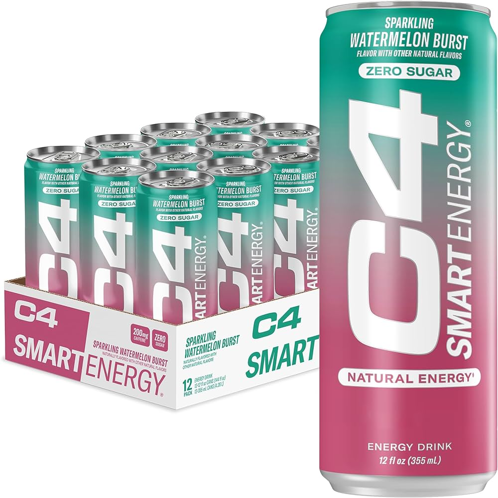 Cellucor C4 Smart Energy Carbonated 12x330ml Mango