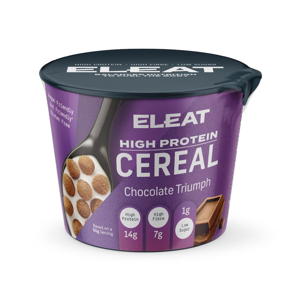 Eleat Balanced, High Protein Cereal 8x50g Cinnamon