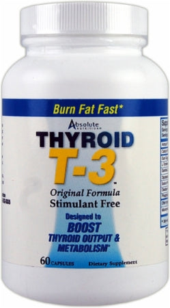 Absolute Nutrition Thyroid T3 - 180 caps