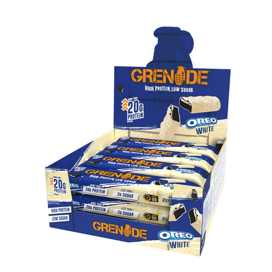 Grenade Protein Bar 12x60g Oreo White