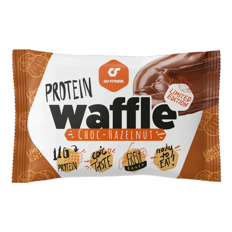 Go Fitness Protein Waffle 12x50g Double Chocolate