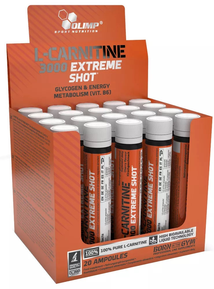 Olimp Nutrition L-Carnitine 3000 Extreme Shot - 20 x 25 ml.