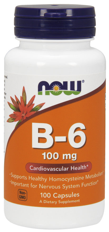 NOW Foods Vitamin B-6 - 100mg - 100 caps